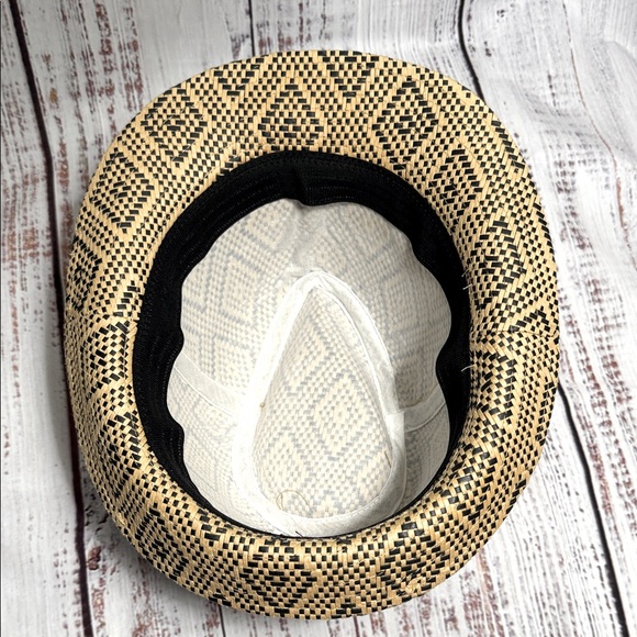 Roxy Woven Floral Patterned Fedora Hat - Picture 7 of 16